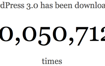WordPress 3.0 przekracza 30 milionów pobrań